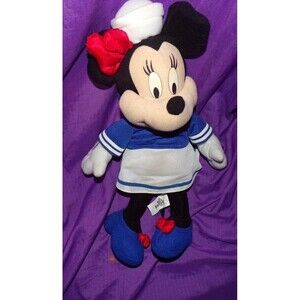 DISNEY  Minnie Mouse In A Sailor Dress Toy Factory Plush
